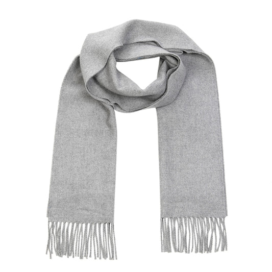 Silver Grey Merino Scarf