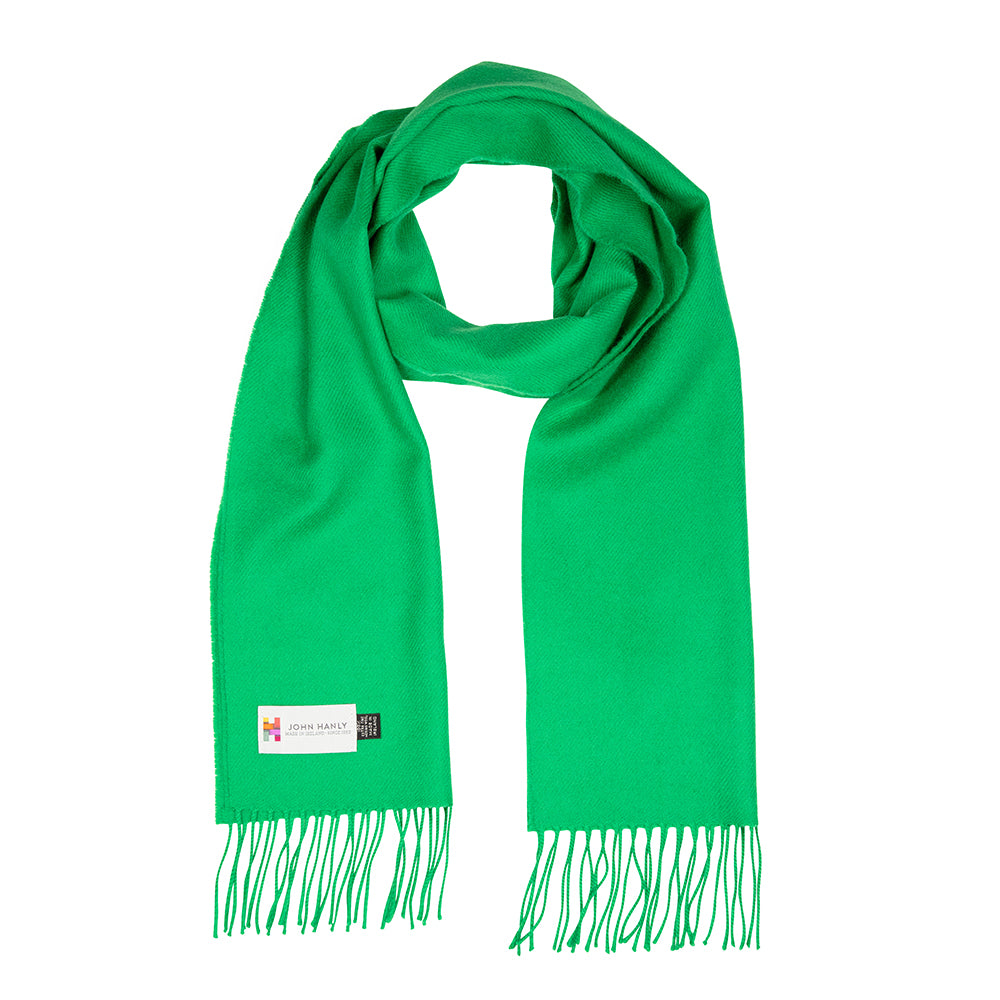 Kelly Green Merino Scarf