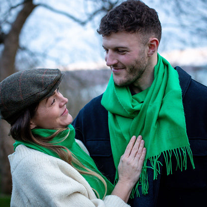 Kelly Green Merino Scarf