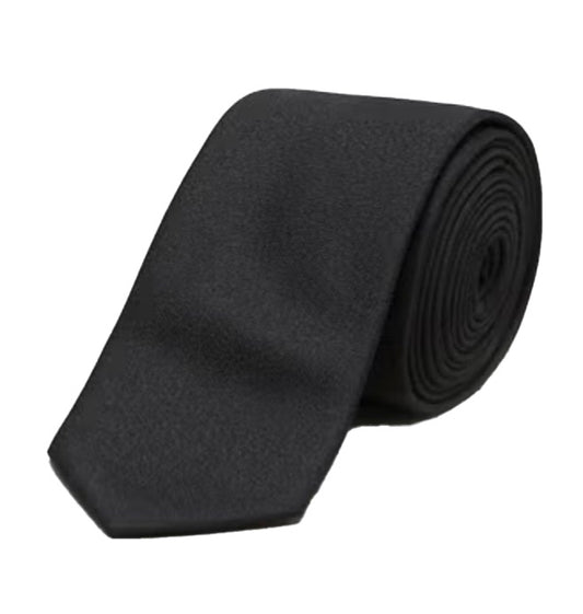 Black Silk Tie