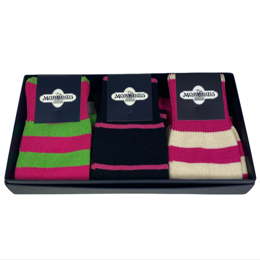 Pink Stripes Box of 3